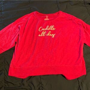 Secret Treasures long sleeve sleep shirt